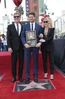 LOS ANGELES - NOV 16  Lewis Buble, Michael Buble, Amber Buble at the Michael Buble Star Ceremony on the Hollywood Walk of Fame on November 16, 2018 in Los Angeles, CA photo