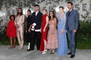 LOS ANGELES, OCT 21 - Alfre Woodard, Jason Momoa, Nesta Cooper, Archie Madekwe, Hera Hilmar, Yadira Guevara-Prip, Sylvia Hoeks, Christian Camargo at the Apple TV s  See  Premiere Screening at the Village Theater on October 21, 2019 in Westwood, CA photo