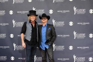 LAS VEGAS - APR 3 - Big and Rich arriving at the Academy of Country Music Awards 2011 at MGM Grand Garden Arena on April 3, 2010 in Las Vegas, NV photo