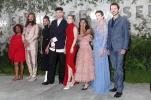 LOS ANGELES, OCT 21 - Alfre Woodard, Jason Momoa, Nesta Cooper, Archie Madekwe, Hera Hilmar, Yadira Guevara-Prip, Sylvia Hoeks, Christian Camargo at the Apple TV s  See  Premiere Screening at the Village Theater on October 21, 2019 in Westwood, CA photo