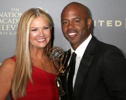 LOS ANGELES - APR 30 Nancy O Dell, Kevin Frazier, Outstanding Entertainment News Program, Entertainment Tonight in the 44th Daytime Emmy Awards Press Room at the Pasadena Civic Auditorium on April 30, 2017 in Pasadena, CA photo