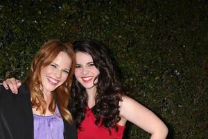 LOS ANGELES - MAY 1 - Katie Leclerc, Vanessa Marano arrives at the ABC Family West Coast Upfronts at The Sayers Club on May 1, 2012 in Los Angeles, CA photo
