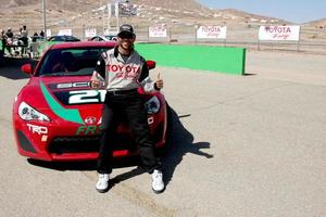 LOS ANGELES - MAR 15 - Corbin Bleu at the Toyota Grand Prix of Long Beach Pro-Celebrity Race Training at Willow Springs International Speedway on March 15, 2014 in Rosamond, CA photo