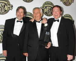 LOS ANGELES - FEB 15 - Peter Farrelly, Matthew Leonetti, Bobby Farrelly at the 2015 American Society of Cinematographers Awards at a Century Plaza Hotel on February 15, 2015 in Century City, CA photo