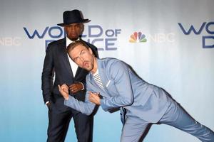 LOS ANGELES - JAN 30 Ne-Yo, Derek Hough at the World of Dance Season 2 Photocall at the Universal Studios Stage 22 on January 30, 2018 in Universal City, CA photo