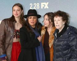 LOS ANGELES - FEB 23 - Odessa A zion, Pamela Adlon, Gideon Adlon, Marina L Segall at the Better Things Season 5 Premiere at Hollywood Forever on February 23, 2022 in Los Angeles, CA photo