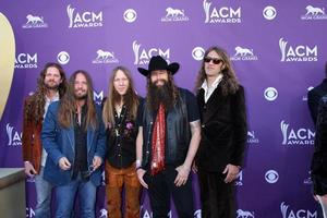 LAS VEGAS - APR 1 - Blackberry Smoke arrives at the 2012 Academy of Country Music Awards at MGM Grand Garden Arena on April 1, 2010 in Las Vegas, NV photo