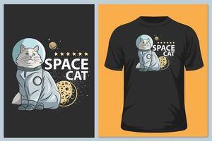 vector de gato espacial