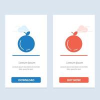 Apple China Chinese  Blue and Red Download and Buy Now web Widget Card Template vector