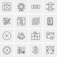 Complexity Business Challenge Concept Labyrinth Logic Maze  Icons Flat and Line Filled Icon S vector