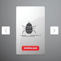 Bug. bugs. insect. testing vector