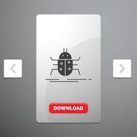 Bug. bugs. insect. testing vector