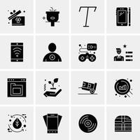 16 Universal Business Icons Vector Creative Icon Illustration to use in web and Mobile Related proje