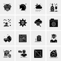 16 Business Universal Icons Vector Creative Icon Illustration to use in web and Mobile Related proje