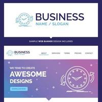 Beautiful Business Concept Brand Name Backup vector