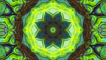 Kaleidoscopic Cacophony Created by Ink Background Texture Footage. video