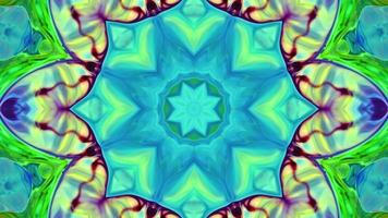 Kaleidoscopic Cacophony Created by Ink Background Texture Footage. video