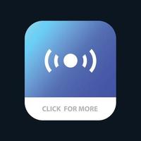 Basic Essential Signal Ui Ux Mobile App Button Android and IOS Glyph Version vector