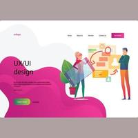 UI Web Design Template Vector File