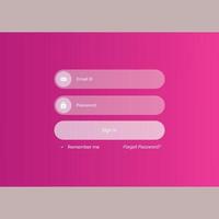 UI Web Design Template Vector File