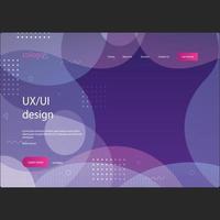 UI Web Design Template Vector File