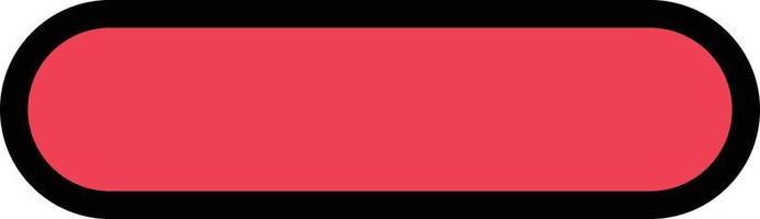 Delete Less Minus Remove Business Logo Template Flat Color vector