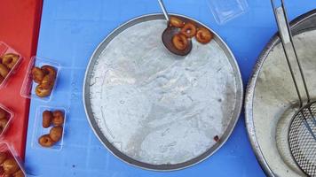 anatolia turca postre dulce tradicional donut llamado lokma