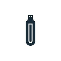 Flash Drive Icon Design Template Elements vector
