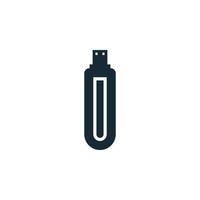 Flash Drive Icon Design Template Elements vector