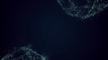 Abstract beautiful geometric background with moving dots. Looped seamless animation. video