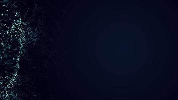 Abstract beautiful geometric background with moving dots. Looped seamless animation. video