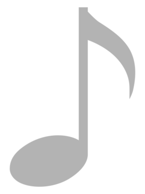 White Music Notes PNGs for Free Download