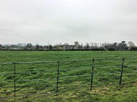 una vista de la campiña de shropshire en grinshill foto