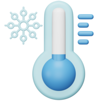 Basso temperature 3d interpretazione isometrico icona. png