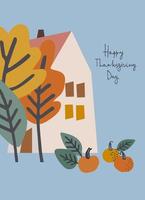 Thanksgiving Day holiday design vector