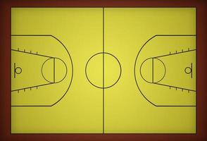 cancha de baloncesto foto