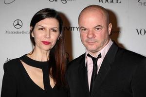 LOS ANGELES - JAN 15 - Finola Hughes, husband arrives at the Art Of Elysium Heaven Gala 2011 at The California Science Center Exposition Park on January 15, 2011 in Los Angeles, CA photo