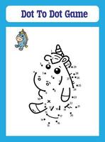 Dot to Dot Games for Kids vector