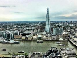 London in the UK in 2019. An aerial view of London photo