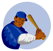 Baseballspieler schlagen png