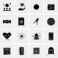 16 Business Universal Icons Vector Creative Icon Illustration to use in web and Mobile Related proj