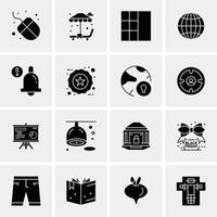 16 Universal Business Icons Vector Creative Icon Illustration to use in web and Mobile Related proje