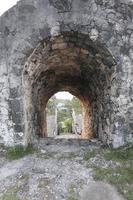 View of Otanaha fort. Otanaha Fort is a historical place that has now been turned into a tourist spot photo