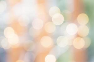 Abstract orange and green color with shiny light for Christmas background photo