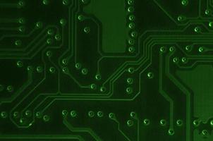 Macro of circuit board photo