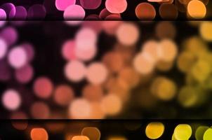 Abstract background with bokeh effect photo