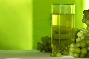 Green grape juice photo