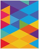 Background with a regular triangular pattern with a bright color. The background pattern is illustrated vertically with a portrait canvas. Editable vector