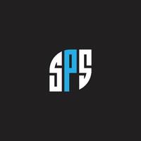 Sps logo design vector template