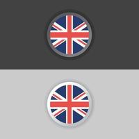 Illustration of United Kingdom flag Template vector